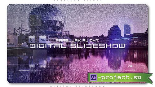 Videohive: Digital Flight Parallax Slideshow - Project for After Effects 