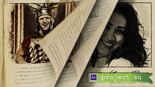 Videohive: Grunge Book - Project for After Effects 