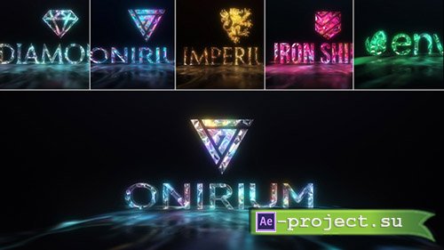 Videohive: Gems & Lights - Gemstones Logo Reveal Pack - Project for After Effects 