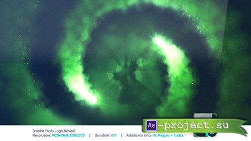 Videohive: Smoke Trails Logo Reveal - Project for After Effects 