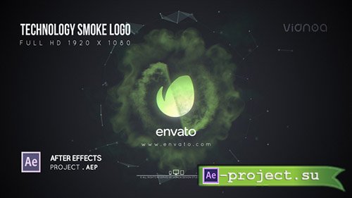 Videohive: Technology Smoke Logo - Project for After Effects 