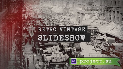 Videohive: Retro Vintage Slideshow - Project for After Effects 