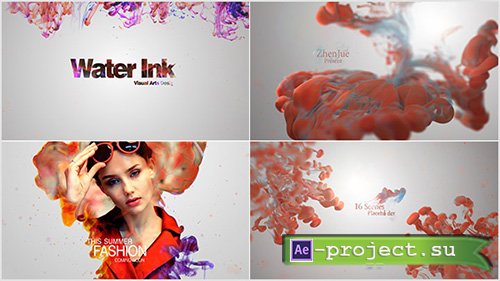 Videohive: Water Ink Package - Project for After Effects 