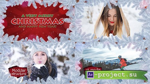 Videohive: Dynamic Christmas Slideshow - Project for After Effects 