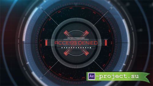 Videohive: HUD Access Logo Reveal - Project for After Effects 