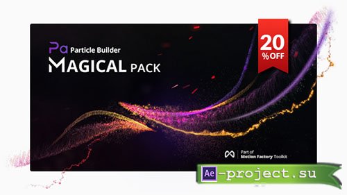 Videohive: Particle Builder | Magical Pack: Magic Awards Abstract Particular Presets - Presets for After Effects 