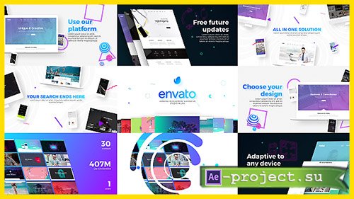 Videohive: Website / Design & Development Agency Presentation - Project for After Effects 
