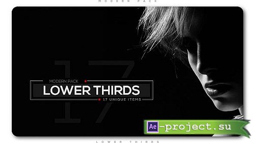Modern Lower Thirds Pack 20876714 - Project for After Effects (Videohive)