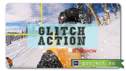 Glitch Action Slideshow - Project for After Effects (Videohive)