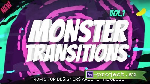 Monster Transitions - Add Ons for After Effects (Videohive)