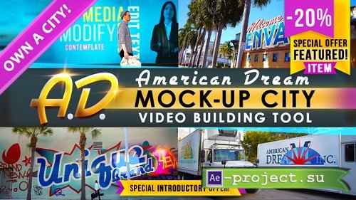 AD - City Titles Mockup Business Intro - Project for After Effects (Videohive)