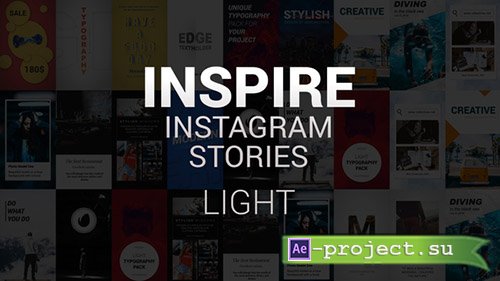 Videohive: Inspire Instagram Stories Light - Project for After Effects 