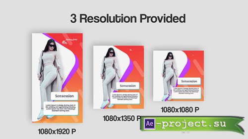 Videohive: Social Media Posts V1 - Project for After Effects 