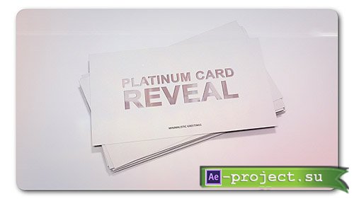 Videohive: Platinum Card Reveal - Project for After Effects 