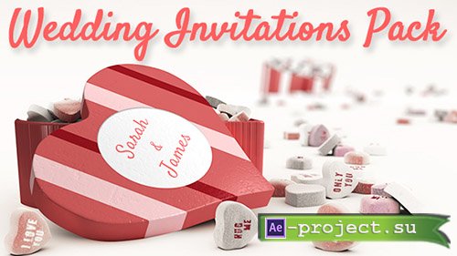 Videohive: Wedding Invitations Pack - Project for After Effects 