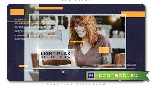 Videohive: Light Parallax Universal Slideshow - Project for After Effects 