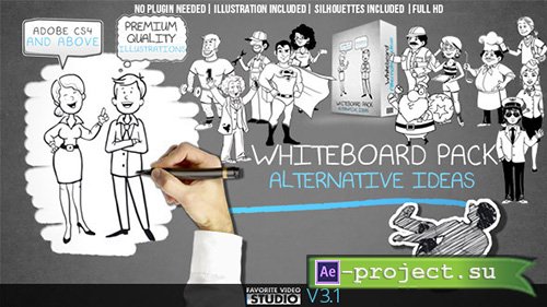 Videohive: Whiteboard: Alternative Ideas - Project for After Effects 