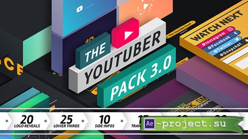 Videohive: The YouTuber Pack 3.0 - for Premiere Pro & After Effects