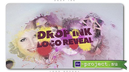 Videohive: Drop Ink Logo Reveal - Project for After Effects 