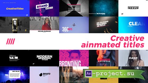 Videohive: Creative Animated Titles - Project for After Effects