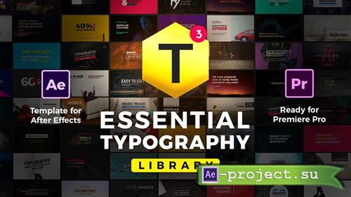 Videohive: Essential Titles and Lower Thirds V3.5 - Project for After Effects 