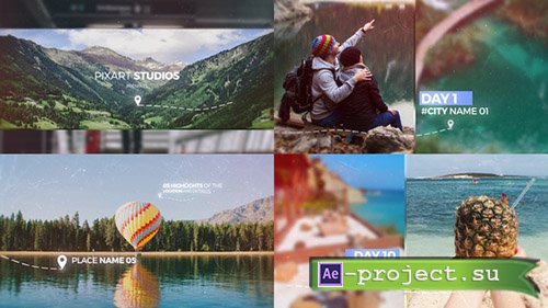 Videohive: Travel Memories Slideshow - Project for After Effects 