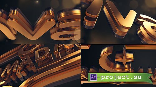 Videohive: Gold Logo Reveal 21860786 - Project for After Effects 