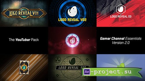 Videohive: The YouTuber Pack - Gamer Channel Essentials V2 - Project for After Effects 