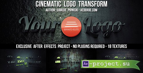 Videohive: Cinematic Logo Transform - Project for After Effects 