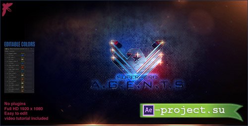 Videohive: Superhero Agents Logo - Project for After Effects 