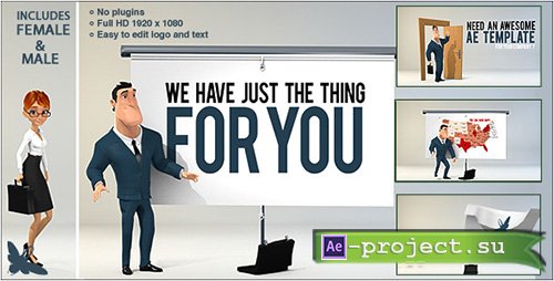 Videohive: Corporate Presentation 3D  - Project for After Effects 