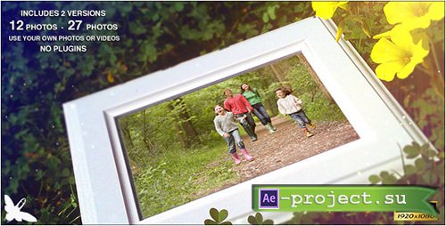 Videohive: Spring Family Slideshow - Project for After Effects 