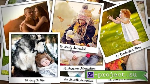 Falling Polaroid Photos 97704 - After Effects Templates