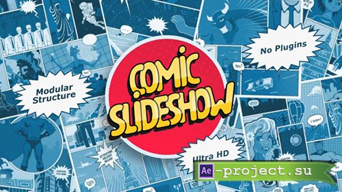 Videohive: Comic Slideshow 21458557 - Project for After Effects 