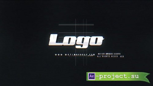 Glitch Logo 4k v - After Effects Templates
