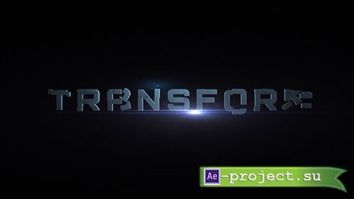 Videohive: Transform Type - Animated Typeface - Project for After Effects 