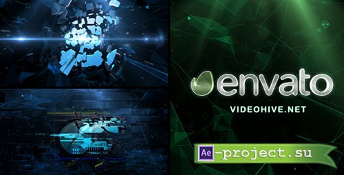 Videohive: Plexus Impact and Glitches - Project for After Effects 