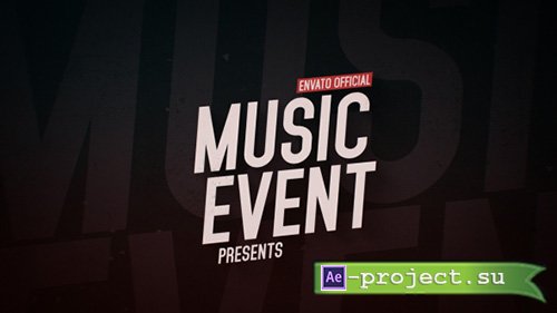Videohive: Music Event Promo 16781029 - Project for After Effects 