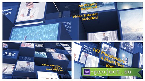 Videohive: 3d Mosaic Corporate Intro - Project for After Effects 