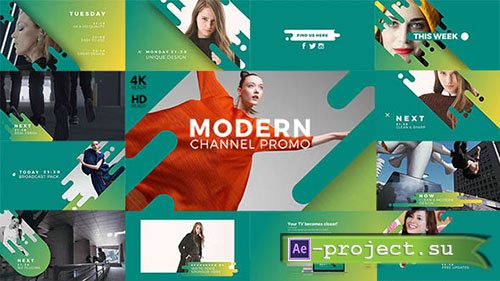 Videohive: Modern Channel Promo v2 - Project for After Effects 