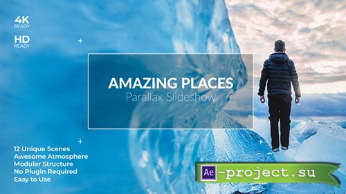 Videohive: Amazing Places Parallax SlideShow - Project for After Effects 