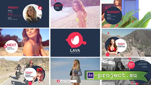 Videohive: Lava Broadcast Package - Project for After Effects 
