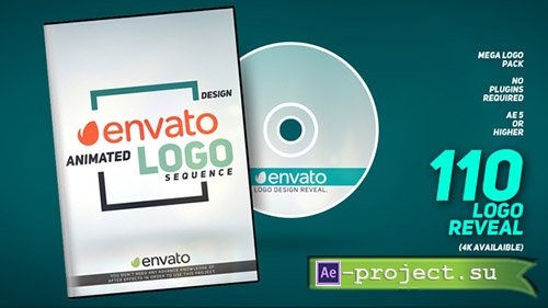Videohive: 110 Logo Pack - Project for After Effects 
