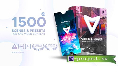 Videohive: Video Library - Video Presets Package V3 - Project for After Effects
