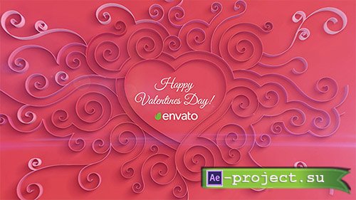 Videohive: Quilling Heart Opener - Project for After Effects 