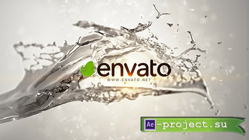 Videohive: Clear Splash Logo - Project for After Effects 