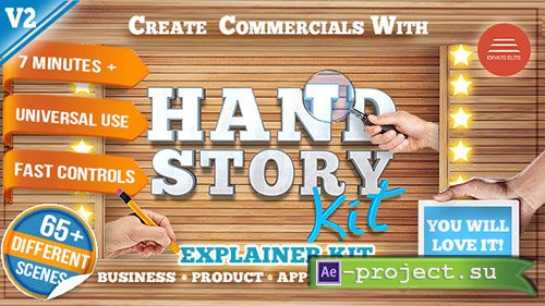 Videohive: Hand Explainer Product Commercial Kit V2 - Project for After Effects