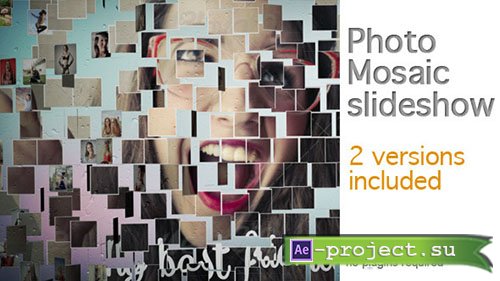 Videohive: Photo Mosaic Slideshow 8100586 - Project for After Effects 