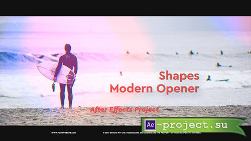 Videohive:  Shapes Modern Opener - Project for After Effects 