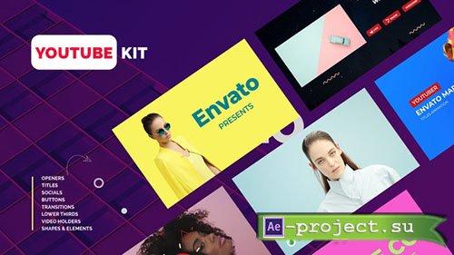 Videohive: Youtube Kit 22412111 - Project for After Effects 